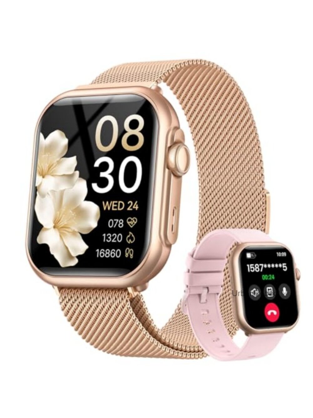 Smart Watch for Women 1.85" Fitness Tracker with Bluetooth Call